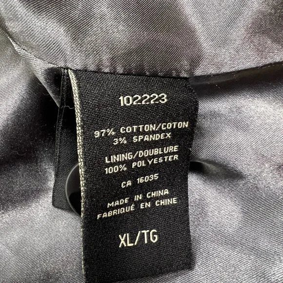 Vintage Y2K-Lady Hathaway Black Velvet Blazer – Three-Button Tailored Jacket XL - Picture 4 of 7